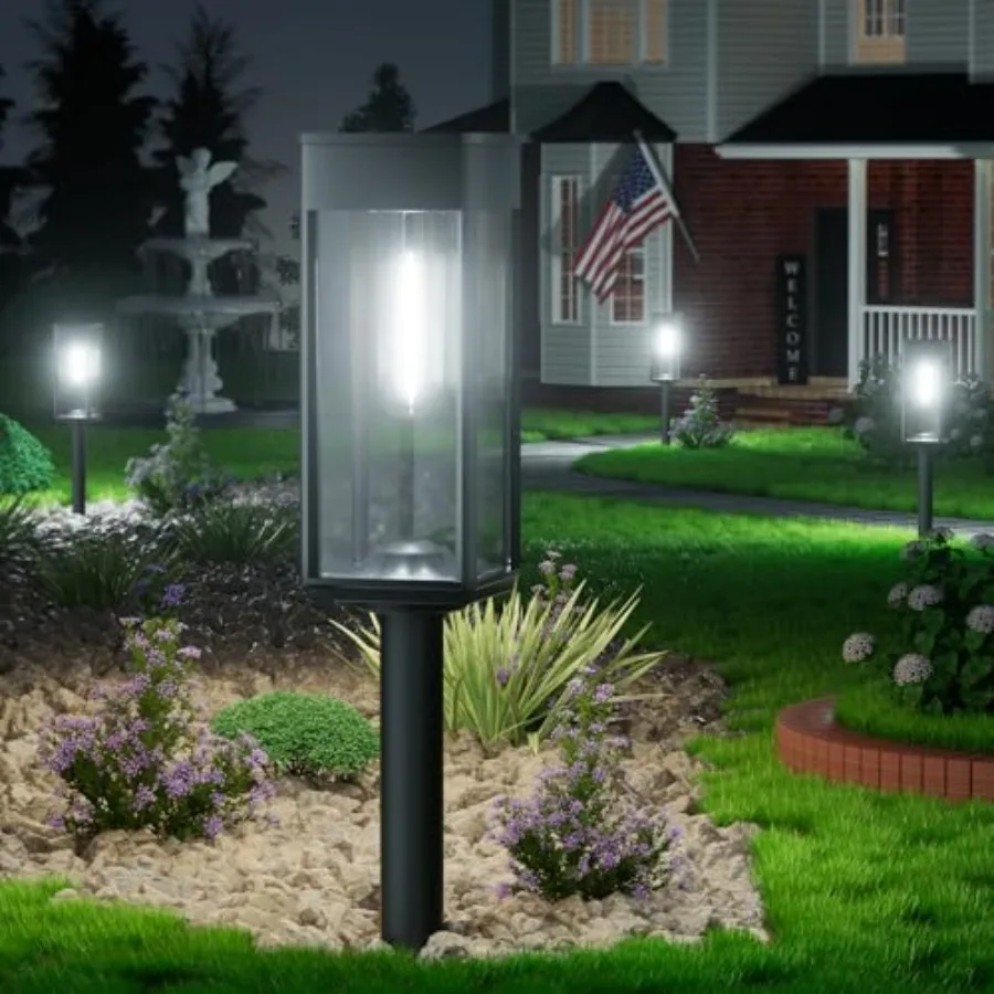 Bright Solar Lights Outdoor Waterproof IP65, Pathway Lights Solar Powerd, Auto On/Off Solar Outdoor Lights for Path, Yard, Land
Bright Solar Lights Outdoor Waterproof IP65, Pathway Lights Solar Powerd, Auto On/Off Solar Outdoor Lights for Path, Yard, Land