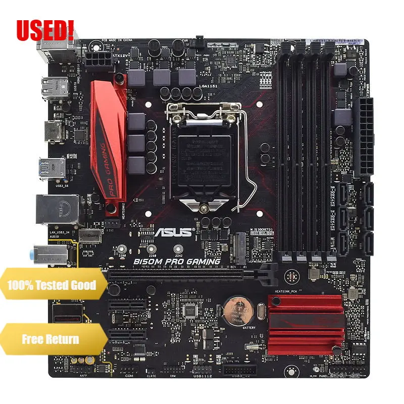ASUS B150M PRO GAMING LGA 1151 Intel B150 B150M Desktop PC Motherboard DDR4 64GB M.2 HDMI PCI-E 3.0
ASUS B150M PRO GAMING LGA 1151 Intel B150 B150M Desktop PC Motherboard DDR4 64GB M.2 HDMI PCI-E 3.0