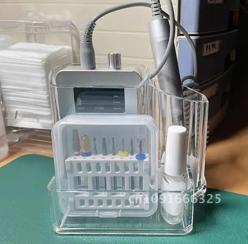 Nail Cone Machine Holder Acrylic Transparent Desktip Nail Tools Drill Finishing Head Grinding Box Nail Tip
Nail Cone Machine Holder Acrylic Transparent Desktip Nail Tools Drill Finishing Head Grinding Box Nail Tip