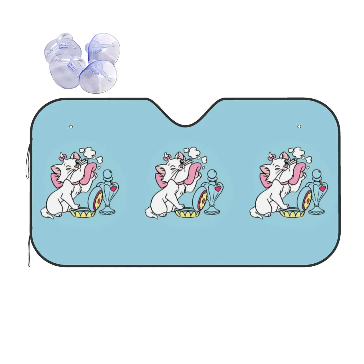 Custom Cartoon Aristocats Marie Cat Car Windshield Sunshade Folding Sun Blocker Car Window Shades
Custom Cartoon Aristocats Marie Cat Car Windshield Sunshade Folding Sun Blocker Car Window Shades