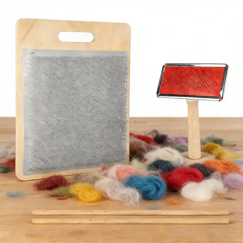 Multiuse Wool Preparation Platform And Brush Pair From Plant Resources
Multiuse Wool Preparation Platform And Brush Pair From Plant Resources