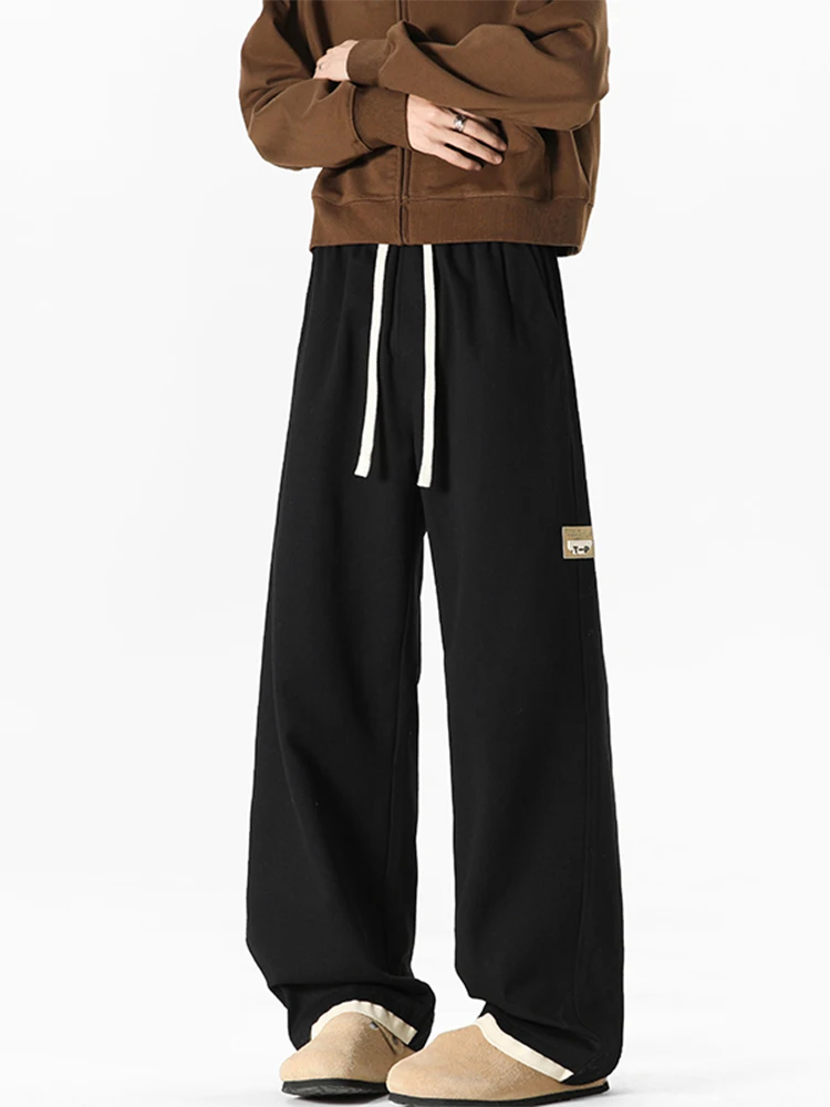 Trendy Fce Lined Straight Leg Thiened Casual Trousers for Men Autumn Winter Vintage American Loose Wide Leg Long Pants
Trendy Fce Lined Straight Leg Thiened Casual Trousers for Men Autumn Winter Vintage American Loose Wide Leg Long Pants