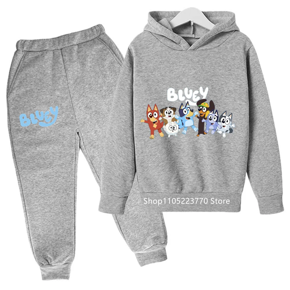 Kids Bluey Hoodie Set Autumn Winter Warm Cartoon Printed Sweatshirt Cozy 2 Piece Outfit for Boys Girls
Kids Bluey Hoodie Set Autumn Winter Warm Cartoon Printed Sweatshirt Cozy 2 Piece Outfit for Boys Girls