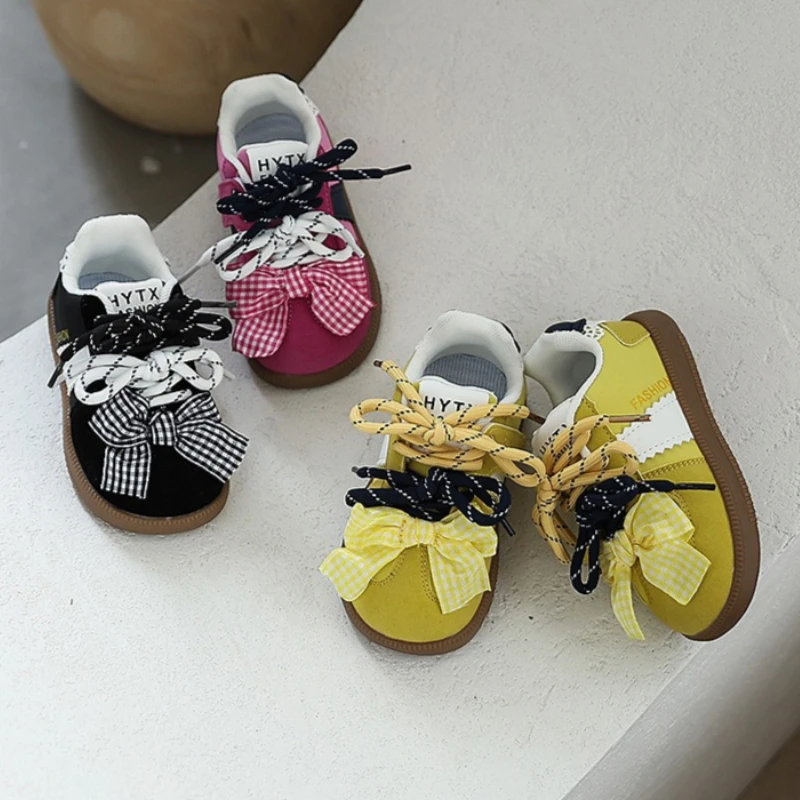 Child Sports Shoe 2026Spring Autumn New Simple Child Soft Sole Single Shoe Fashion Bow Tie Girl Anti Slip Campus Casual Shoes
Child Sports Shoe 2026Spring Autumn New Simple Child Soft Sole Single Shoe Fashion Bow Tie Girl Anti Slip Campus Casual Shoes