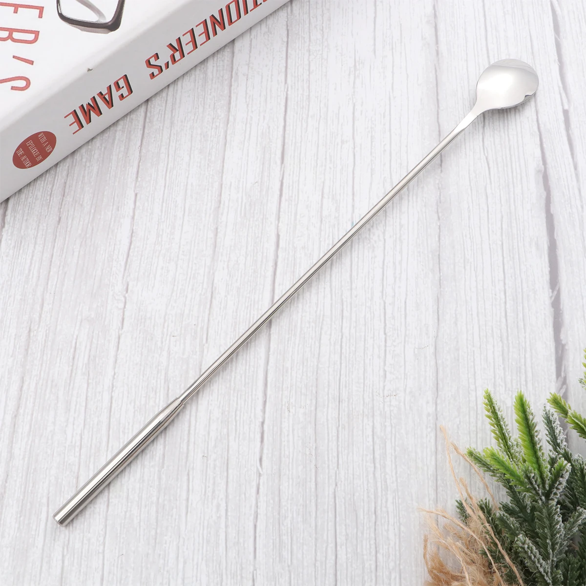 Premium Stainless Steel Mixing Spoon Long Handle Stirring Spoon for Coffee Cocktail Ice Tea Bar Kitchen Restaurant Use
Premium Stainless Steel Mixing Spoon Long Handle Stirring Spoon for Coffee Cocktail Ice Tea Bar Kitchen Restaurant Use