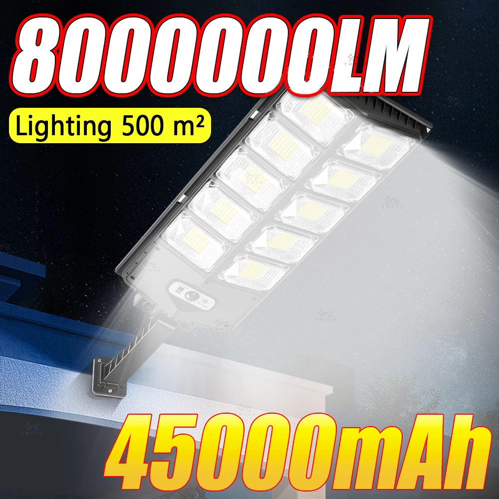 45000mAh High-Capacity Solar Outdoor Lights IP65Waterproof Solar LED Light Motion Sensor Solar Street Wall Light Garden Lighting
45000mAh High-Capacity Solar Outdoor Lights IP65Waterproof Solar LED Light Motion Sensor Solar Street Wall Light Garden Lighting