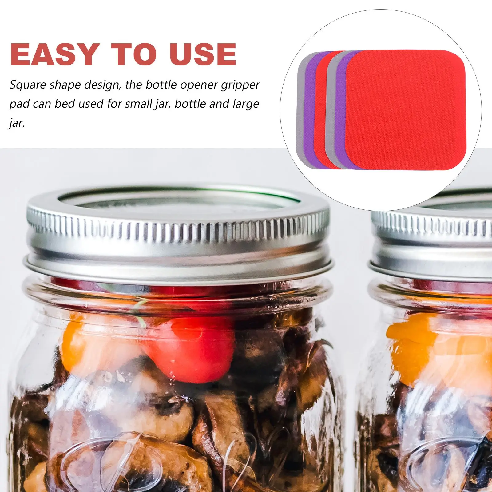 6 Pcs Rubber Bottle Opening Mat Opener Gripper Pad for Jar Lid Can Grippers Jars Coaster
6 Pcs Rubber Bottle Opening Mat Opener Gripper Pad for Jar Lid Can Grippers Jars Coaster