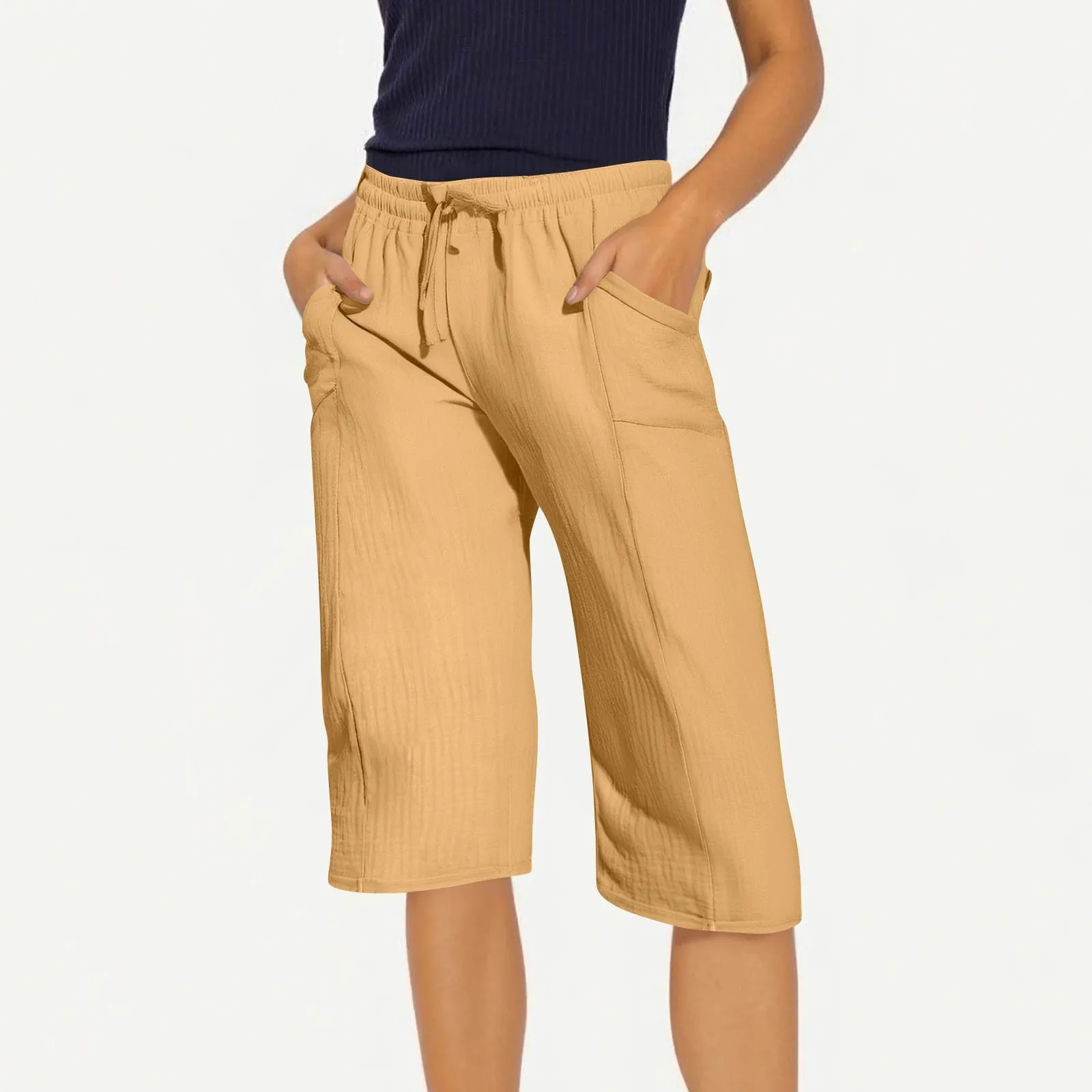 Female Solid Color Basic Summer Trousers With Pockets Causal and Versatile Loose Trousers Sport Leisure Beach Thin Comfy Pants
Female Solid Color Basic Summer Trousers With Pockets Causal and Versatile Loose Trousers Sport Leisure Beach Thin Comfy Pants