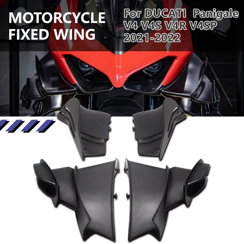 for Ducati V4 V4S V4R 2021-2022 Fixed Wind Wing Spoiler Side Cover Motorcycle Parts Motorcycle Fixed Wind Wing
for Ducati V4 V4S V4R 2021-2022 Fixed Wind Wing Spoiler Side Cover Motorcycle Parts Motorcycle Fixed Wind Wing