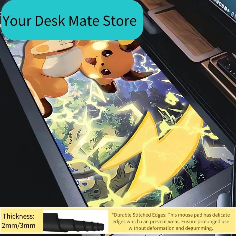 Коврик для мыши P-Pokemon Raichu, аниме-коврик для мыши, аксессуары для клавиатуры, большой резиновый коврик для мыши, расширенный коврик для ноутбука, милый настольный коврик
Коврик для мыши P-Pokemon Raichu, аниме-коврик для мыши, аксессуары для клавиатуры, большой резиновый коврик для мыши, расширенный коврик для ноутбука, милый настольный коврик