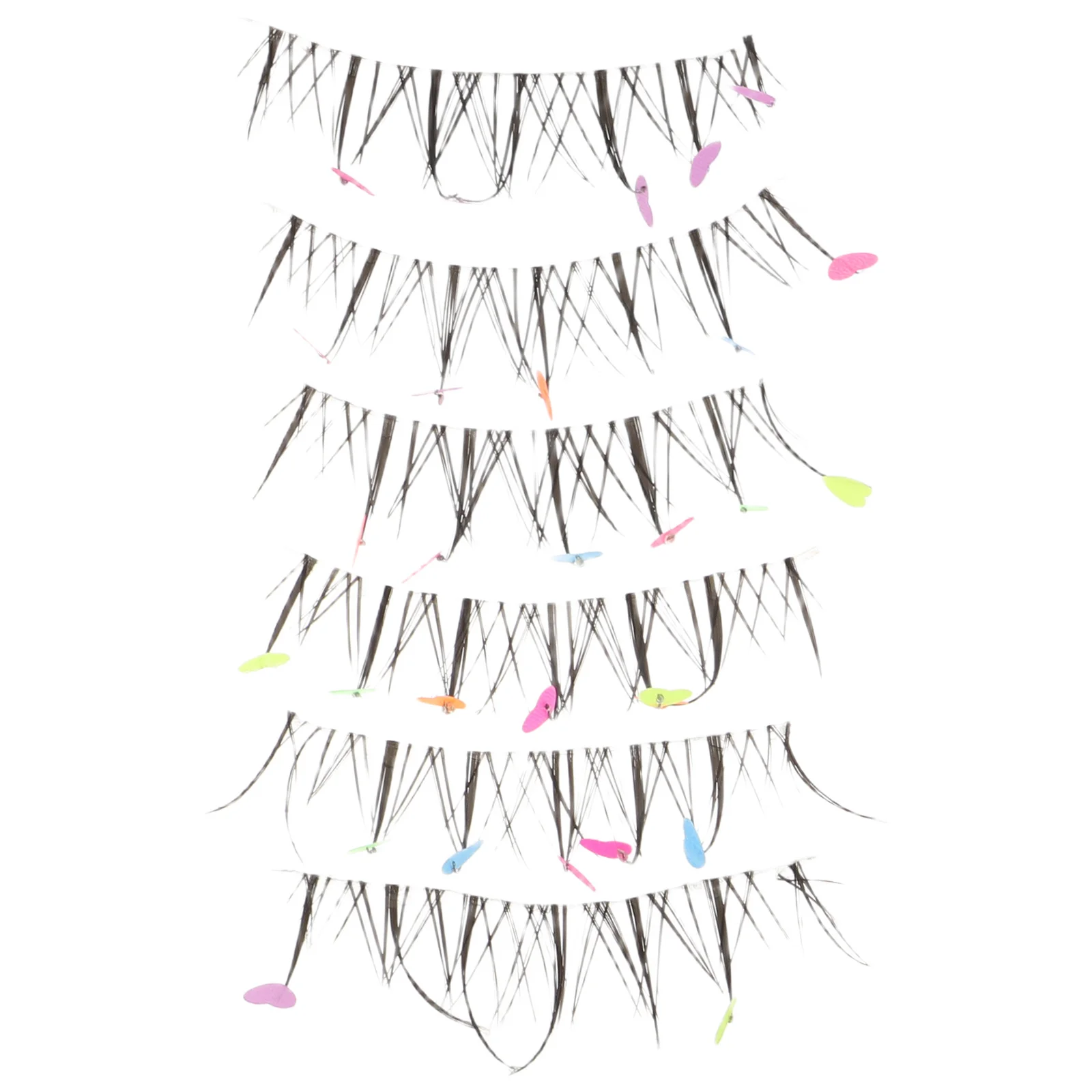 1 Box Manga Inspired Colorful Heart False Eyelashes Natural Lightweight Lashes for Halloween Cosplay Events Costume Parties
1 Box Manga Inspired Colorful Heart False Eyelashes Natural Lightweight Lashes for Halloween Cosplay Events Costume Parties