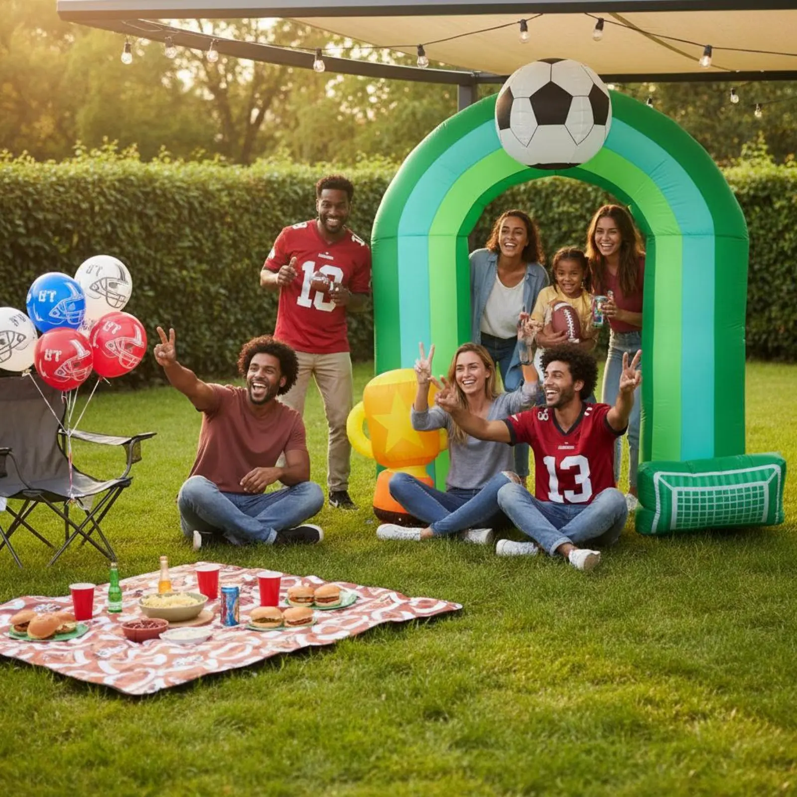 Soccer Championship Arch Decoration Easy to Assemble Football Entry Arch Soccer Championship Inflatable Reusable Event Decor
Soccer Championship Arch Decoration Easy to Assemble Football Entry Arch Soccer Championship Inflatable Reusable Event Decor