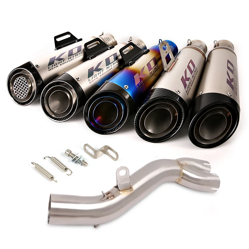 Modified Motorcycle Exhaust Mid Pipe Titanium Body Carbon Tail/Stainless Steel For ADVENTURE S 950/900 2003-2013/2006-2016
Modified Motorcycle Exhaust Mid Pipe Titanium Body Carbon Tail/Stainless Steel For ADVENTURE S 950/900 2003-2013/2006-2016