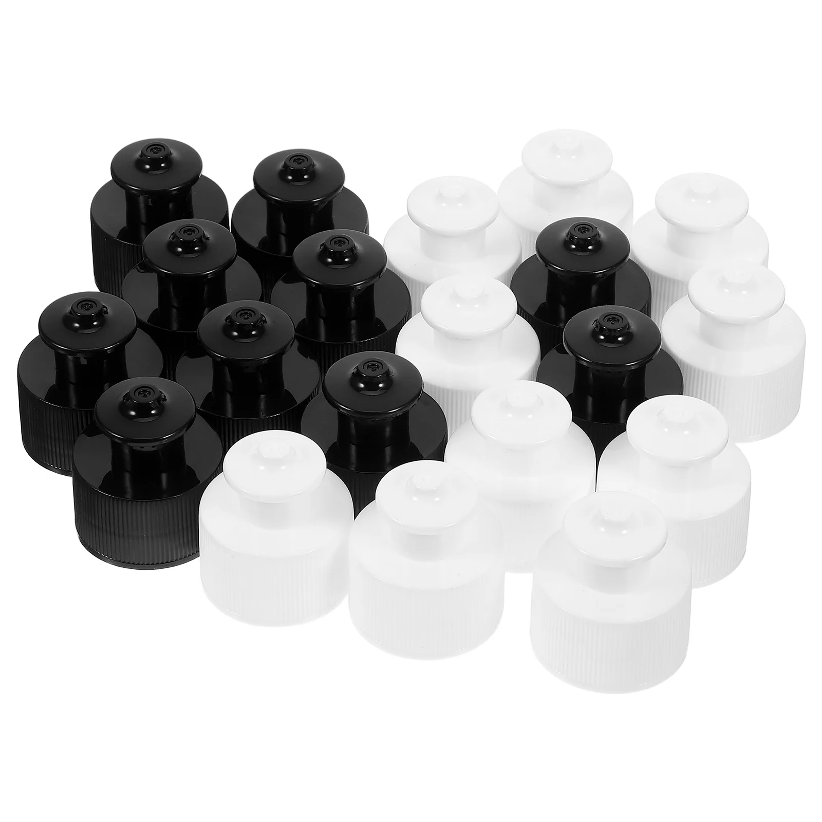 20pcs Push Pull Bottle Caps 28Mm Reusable Plastic Dispensing Lids Leakproof Sports Water Bottle Replacement Camping Soda Squeeze
20pcs Push Pull Bottle Caps 28Mm Reusable Plastic Dispensing Lids Leakproof Sports Water Bottle Replacement Camping Soda Squeeze