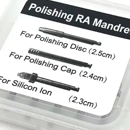 Набор из 6 штук: Зуботехнические полировальные диски с держателем-стержнем (штоком) RA для роторного инструмента, для зубных техников
Набор из 6 штук: Зуботехнические полировальные диски с держателем-стержнем (штоком) RA для роторного инструмента, для зубных техников