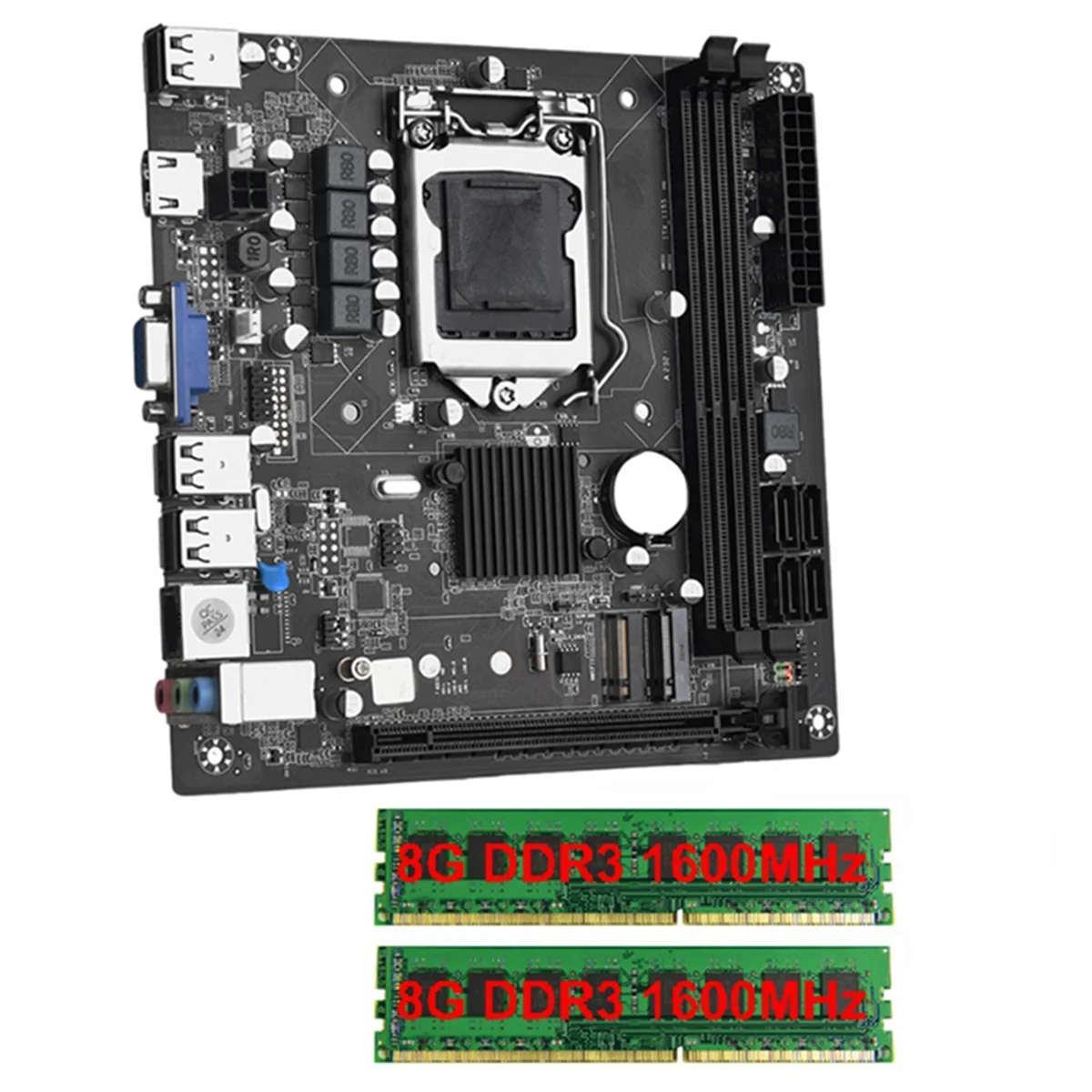 Материнская плата ITX H61 для настольного компьютера с 2x8G DDR3 1600 МГц ОЗУ ЦП LGA 1155 поддержка до 16 ГБ ОЗУ Слоты 100M сетевая карта
Материнская плата ITX H61 для настольного компьютера с 2x8G DDR3 1600 МГц ОЗУ ЦП LGA 1155 поддержка до 16 ГБ ОЗУ Слоты 100M сетевая карта