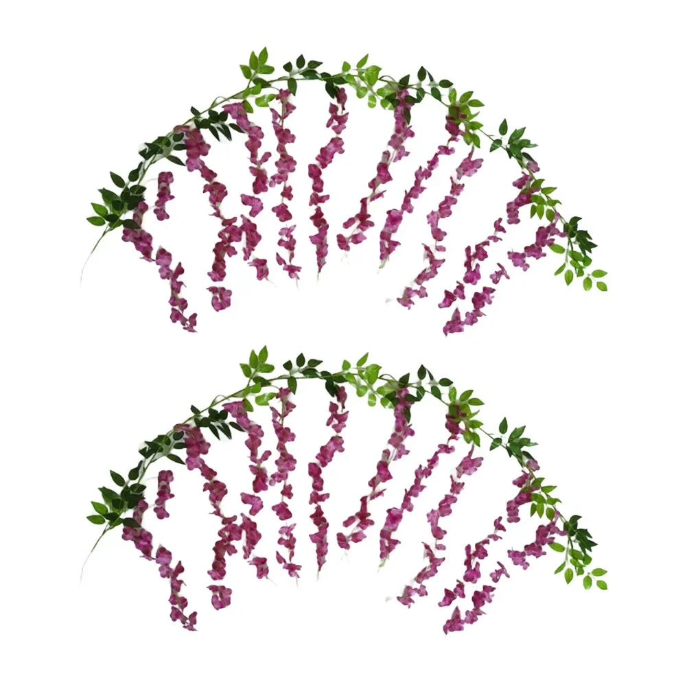 2pcs Artificial Wisteria Vines, Suitable For Wedding And Home Decoration Simulated Wisteria Flowers And Artificial Rattan Decor
2pcs Artificial Wisteria Vines, Suitable For Wedding And Home Decoration Simulated Wisteria Flowers And Artificial Rattan Decor