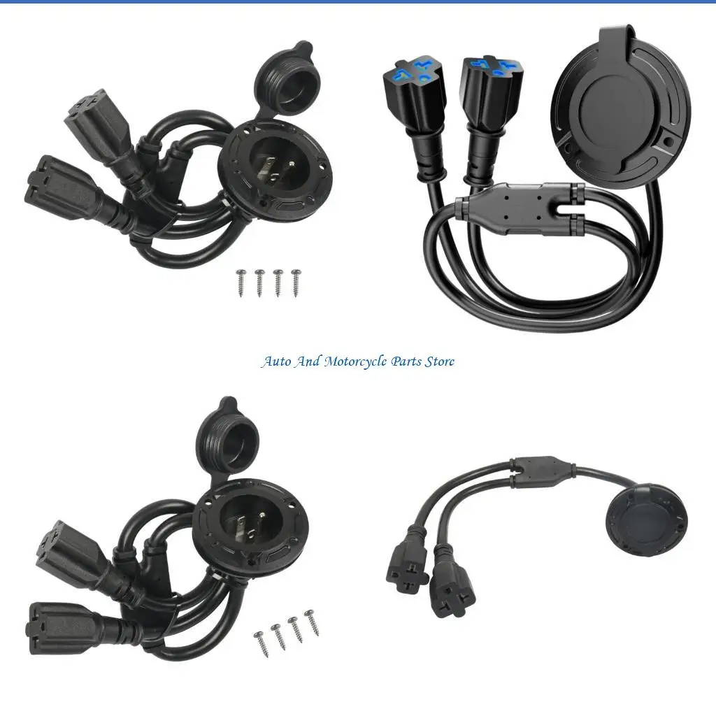 P9FD 20A 125V Marine Grade Electrical Power Inlet Socket with 515CM Cable for RVs
P9FD 20A 125V Marine Grade Electrical Power Inlet Socket with 515CM Cable for RVs