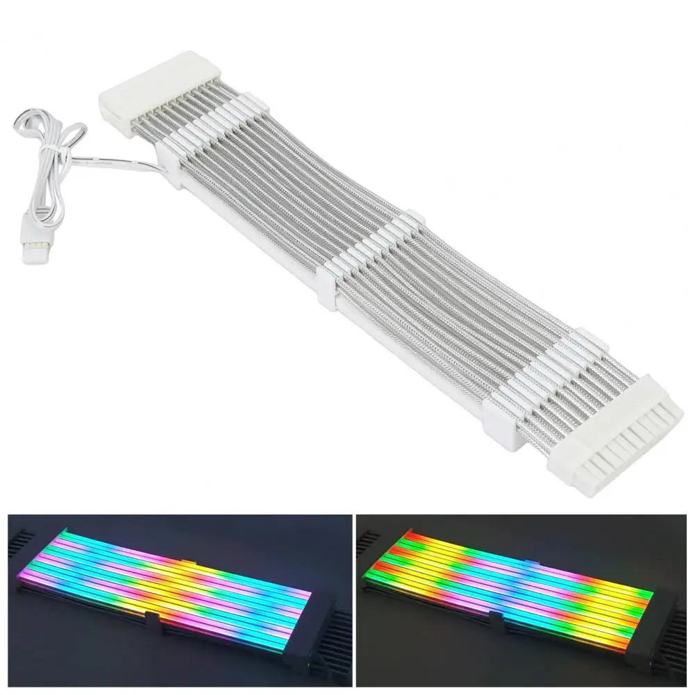 ARGB неоновая цветная линия, Белый ПК, фотографический кабель RGB, графический процессор, 24 контакта, адаптер питания
ARGB неоновая цветная линия, Белый ПК, фотографический кабель RGB, графический процессор, 24 контакта, адаптер питания