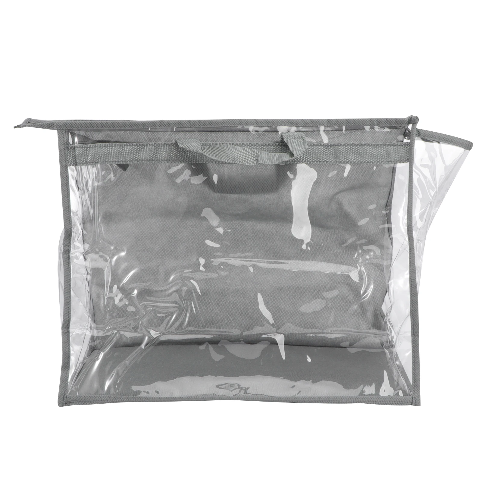 PVC Nylon Hand Strap Storage Bag for Clothes Hanging Travel Grey Transparent Wardrobe Bag Dust Proof Waterproof Large Capacity
PVC Nylon Hand Strap Storage Bag for Clothes Hanging Travel Grey Transparent Wardrobe Bag Dust Proof Waterproof Large Capacity