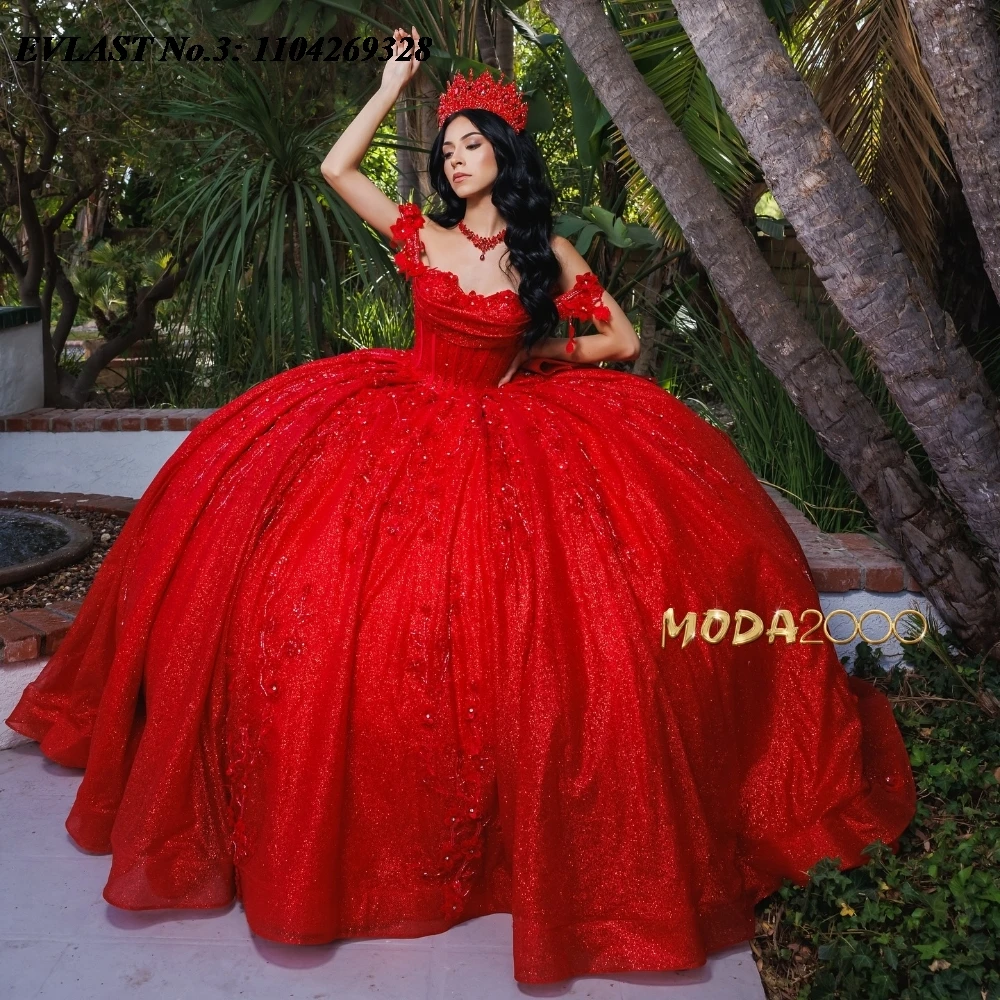 EVLAST индивидуальное блестящее красное платье Quinceanera, бальное платье с цветочной аппликацией и бисером, корсет Sweet 16, платье Vestidos De 15 Anos E3Q524
EVLAST индивидуальное блестящее красное платье Quinceanera, бальное платье с цветочной аппликацией и бисером, корсет Sweet 16, платье Vestidos De 15 Anos E3Q524