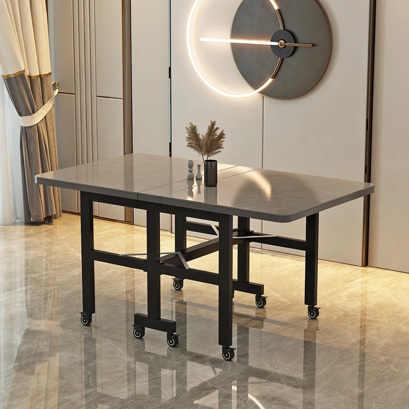 Household Slate Folding Dining Table Small Apartment Multi-functional Removable Retractable Light Rectangular Dining Table
Household Slate Folding Dining Table Small Apartment Multi-functional Removable Retractable Light Rectangular Dining Table