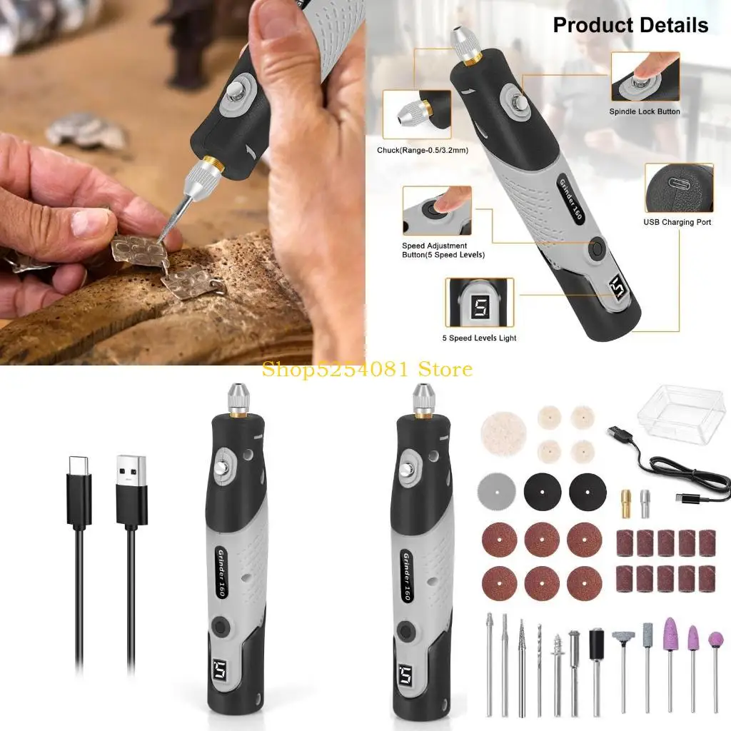 AXYC Mini Engraving Pen for Metal Wood Glass Plastic Engraving Tool 5 Speed Engraving Pen Professional Engraving Machine
AXYC Mini Engraving Pen for Metal Wood Glass Plastic Engraving Tool 5 Speed Engraving Pen Professional Engraving Machine