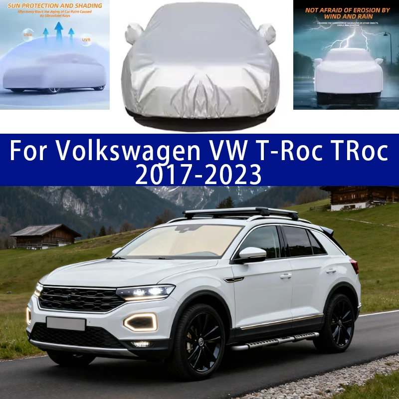 For Volkswagen VW T-Roc TRoc 2017-2023 Outdoor Protection Full Car Covers Snow Cover Sunshade Waterproof Dustproof Exterior
For Volkswagen VW T-Roc TRoc 2017-2023 Outdoor Protection Full Car Covers Snow Cover Sunshade Waterproof Dustproof Exterior