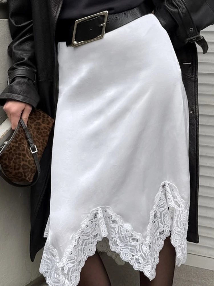 Женская винтажная юбка Y2K с кружевной отделкой, асимметричная юбка для женщин, с завышенной талией, стройнящая, в стиле пэчворк, для повседневной носки, однотонная, уличная мода
Женская винтажная юбка Y2K с кружевной отделкой, асимметричная юбка для женщин, с завышенной талией, стройнящая, в стиле пэчворк, для повседневной носки, однотонная, уличная мода