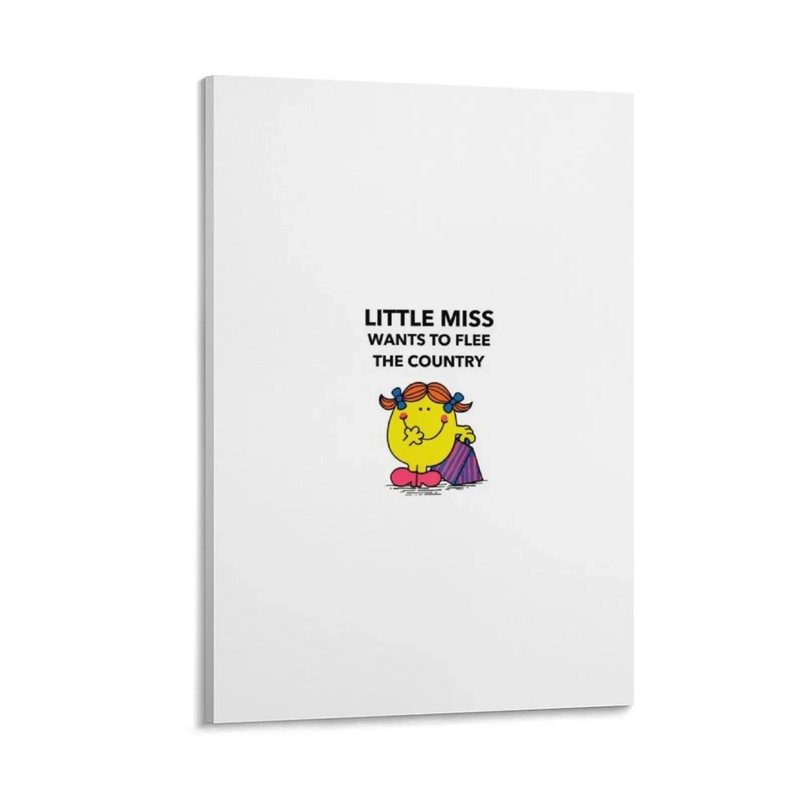 Little Miss Wants to Flee the Country - Little Miss Design Canvas Painting decoration aesthetic art wall decoration painting
Little Miss Wants to Flee the Country - Little Miss Design Canvas Painting decoration aesthetic art wall decoration painting