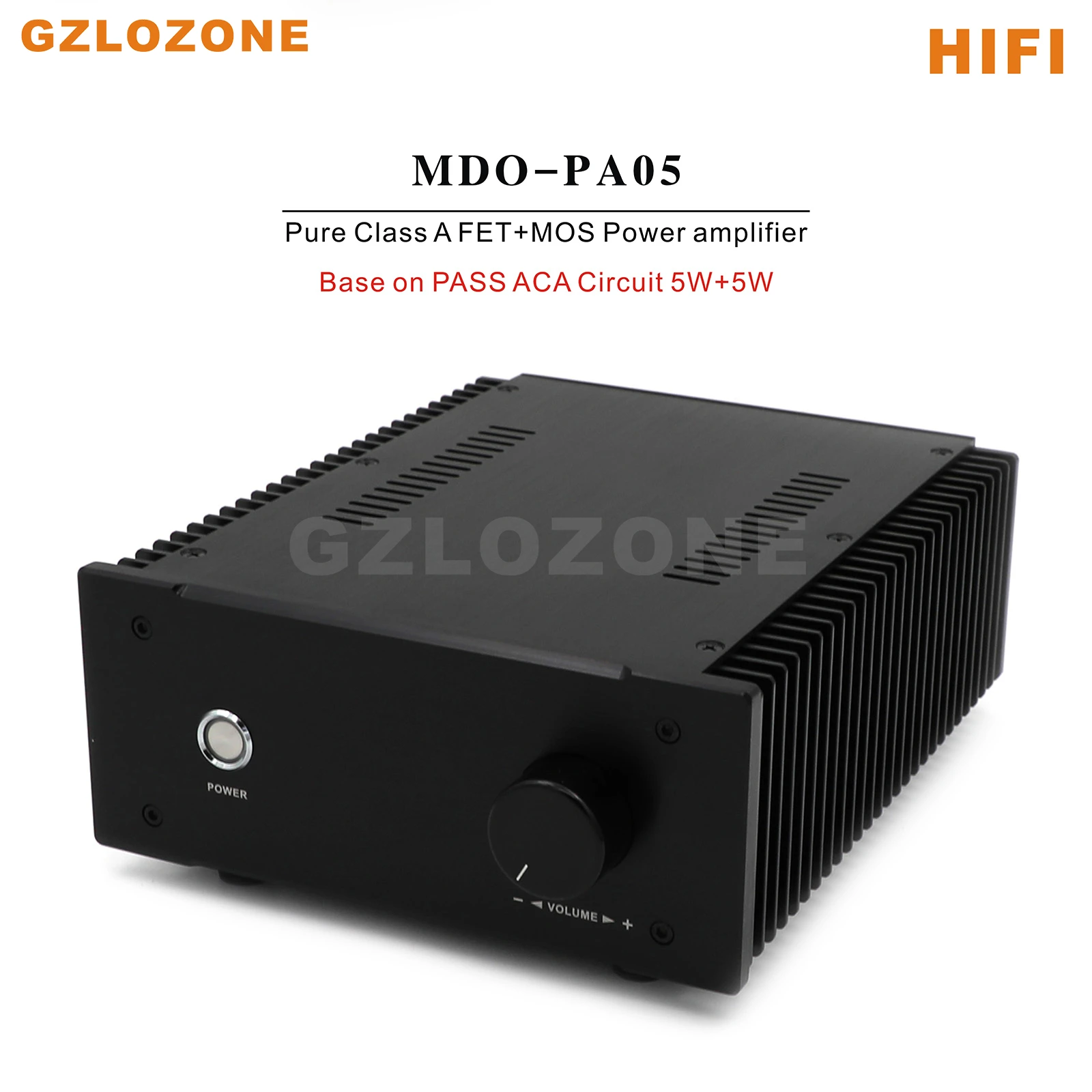 HIFI MDO-PA05 Pure Class A FET+MOS Power Amplifier Base On PASS ACA Circuit 5W+5W
HIFI MDO-PA05 Pure Class A FET+MOS Power Amplifier Base On PASS ACA Circuit 5W+5W