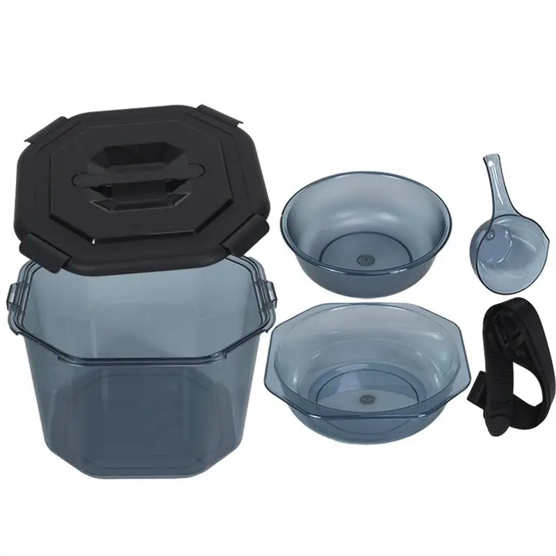 Portable PET Fishing Bucket With Lid 5 Gallon Fishing Lure Bait Mixing Bucket Fishing Tackle Live Fish Box Water Bag For Fishing
Portable PET Fishing Bucket With Lid 5 Gallon Fishing Lure Bait Mixing Bucket Fishing Tackle Live Fish Box Water Bag For Fishing