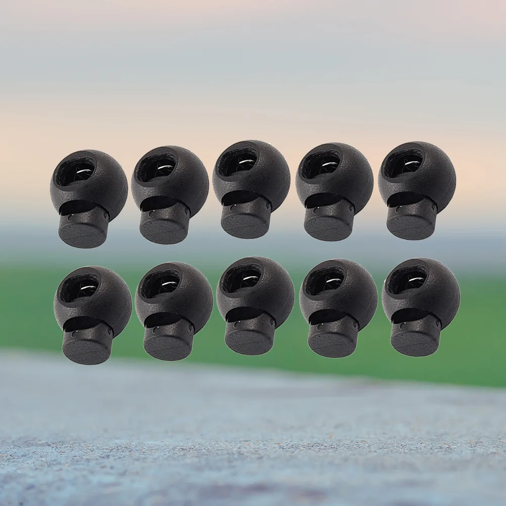 25 Pcs Plastic Toggle Round Spring Toggles Luggage Lanyard Stoppers Spring Loaded Cord Lock End Stoppers (Black)
25 Pcs Plastic Toggle Round Spring Toggles Luggage Lanyard Stoppers Spring Loaded Cord Lock End Stoppers (Black)