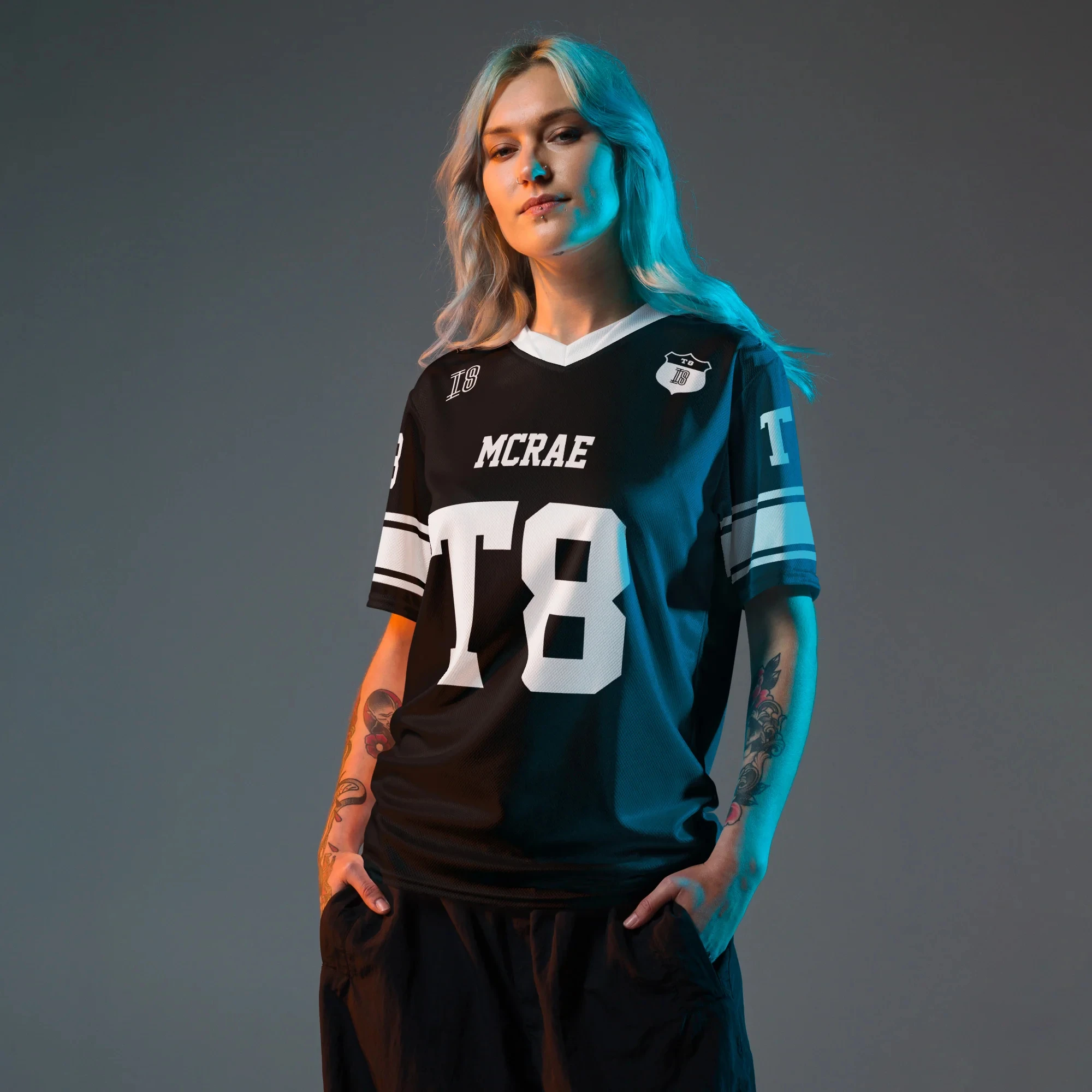 Hot Tate Mcrae T8 F1 Football Jersey Men And Women Racing Shirt V-neck Loose Oversized Breathable Quick Drying Party T-shirt
Hot Tate Mcrae T8 F1 Football Jersey Men And Women Racing Shirt V-neck Loose Oversized Breathable Quick Drying Party T-shirt 