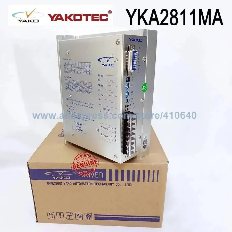 Genuine YAKO YKA2811MA Stepper Motor Drive for NEMA34 to 50 Hybrid Stepper Motor with AC 60 to 110V
Genuine YAKO YKA2811MA Stepper Motor Drive for NEMA34 to 50 Hybrid Stepper Motor with AC 60 to 110V