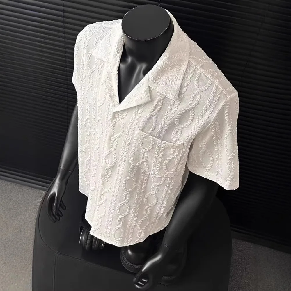 2026 New Summer Japanese Vintage Stand Collar Shirt For Men Textured Fabric Loose Quarter Sleeve Blouse Ethnic Style Trendy Tops
2026 New Summer Japanese Vintage Stand Collar Shirt For Men Textured Fabric Loose Quarter Sleeve Blouse Ethnic Style Trendy Tops