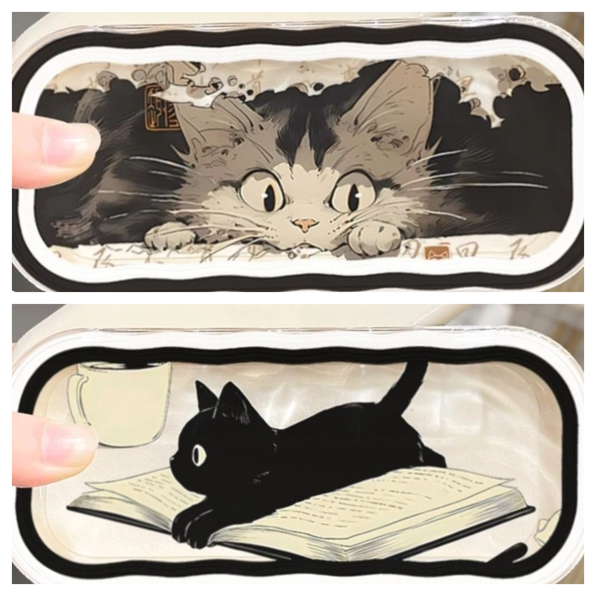Creative Black Cat Glasses Case Cute Cartoon Transparent Eyewear Case Glasses Holder Portable Storage Myopia Glasses Case
Creative Black Cat Glasses Case Cute Cartoon Transparent Eyewear Case Glasses Holder Portable Storage Myopia Glasses Case