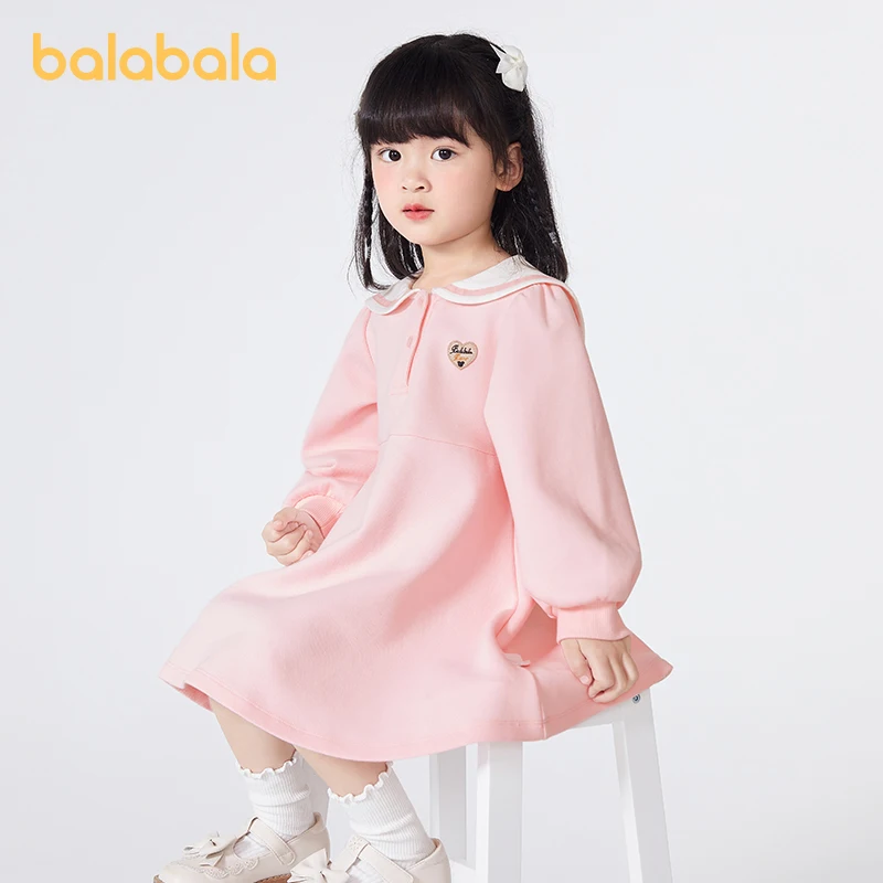 Детская одежда Balabala, платье для девочек, новинка 202, осеннее стильное детское платье с отложным воротником для маленьких детей, детское платье
Детская одежда Balabala, платье для девочек, новинка 202, осеннее стильное детское платье с отложным воротником для маленьких детей, детское платье