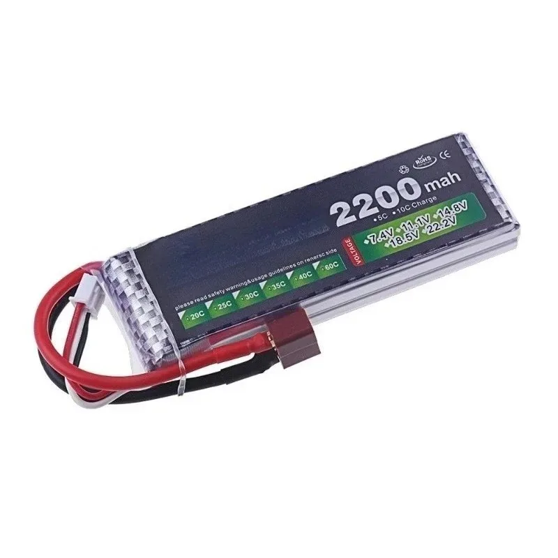 New 2200mAh 7.4V 30C Capacity New Lipo Battery for RC Car Drones Spare Batteries
New 2200mAh 7.4V 30C Capacity New Lipo Battery for RC Car Drones Spare Batteries