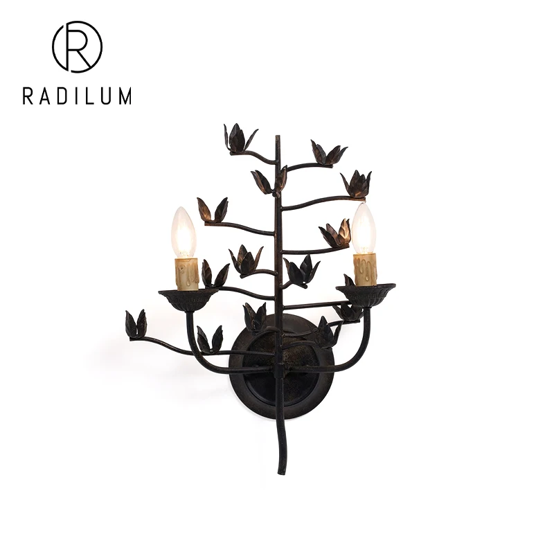French Wall Sconce Iron Retro Branch Leaf Villa Living Room Light Antique Bedroom Bedside Lamp Artistic Designer Candle Light
French Wall Sconce Iron Retro Branch Leaf Villa Living Room Light Antique Bedroom Bedside Lamp Artistic Designer Candle Light