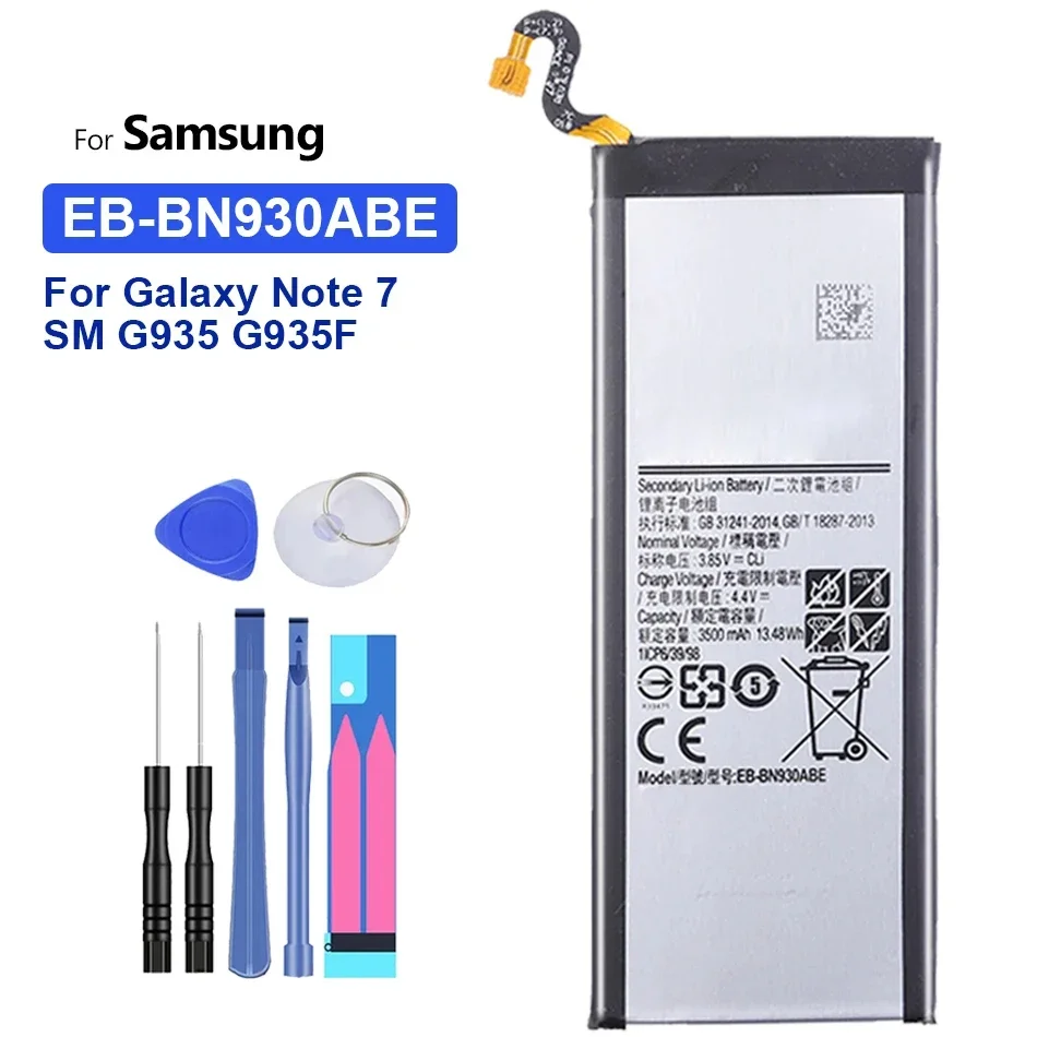 EB-BN930ABE EB-BN935ABA EB-BN935ABE Аккумулятор 3500 мАч для Samsung Galaxy Note 7 Note7 Batterij + наборы инструментов
EB-BN930ABE EB-BN935ABA EB-BN935ABE Аккумулятор 3500 мАч для Samsung Galaxy Note 7 Note7 Batterij + наборы инструментов