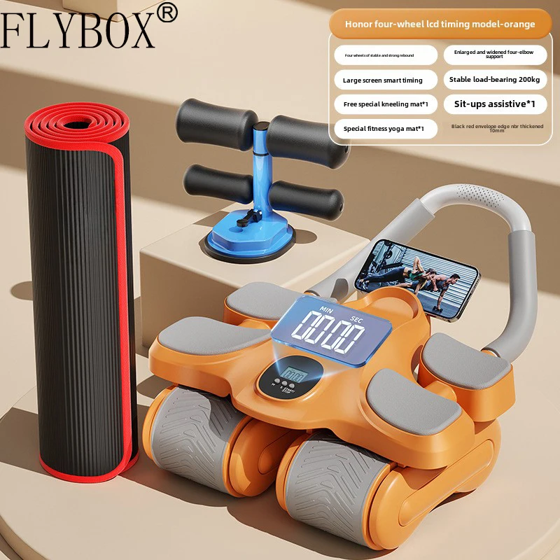 Four-wheel Abdominal Wheel Automatic Rebound Abdominal Muscle Training Artifact Home Fitness Thin Belly Training Device
Four-wheel Abdominal Wheel Automatic Rebound Abdominal Muscle Training Artifact Home Fitness Thin Belly Training Device