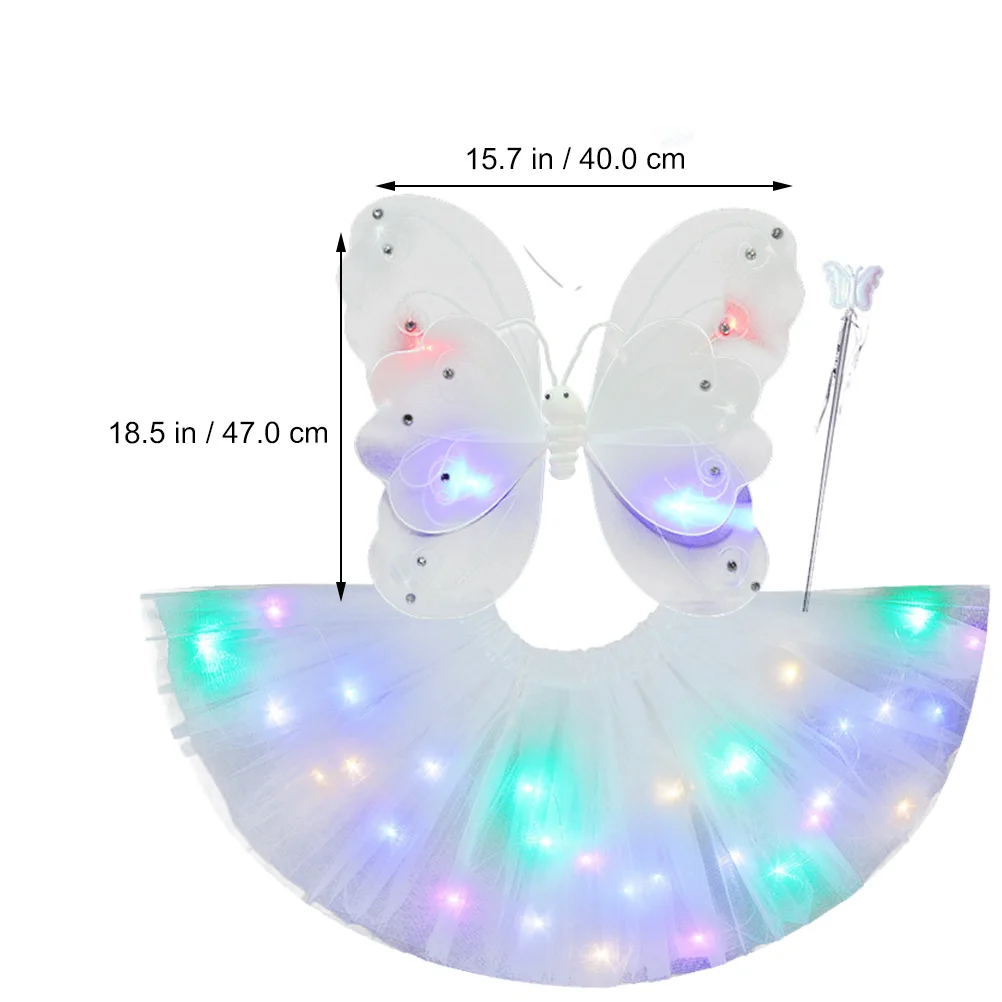 Glowing Skirt Premium Quality Durable Wear Birthday Parties Ballet Classes Stage Costumes Kids Wings Set Costume Wings Fairy
Glowing Skirt Premium Quality Durable Wear Birthday Parties Ballet Classes Stage Costumes Kids Wings Set Costume Wings Fairy