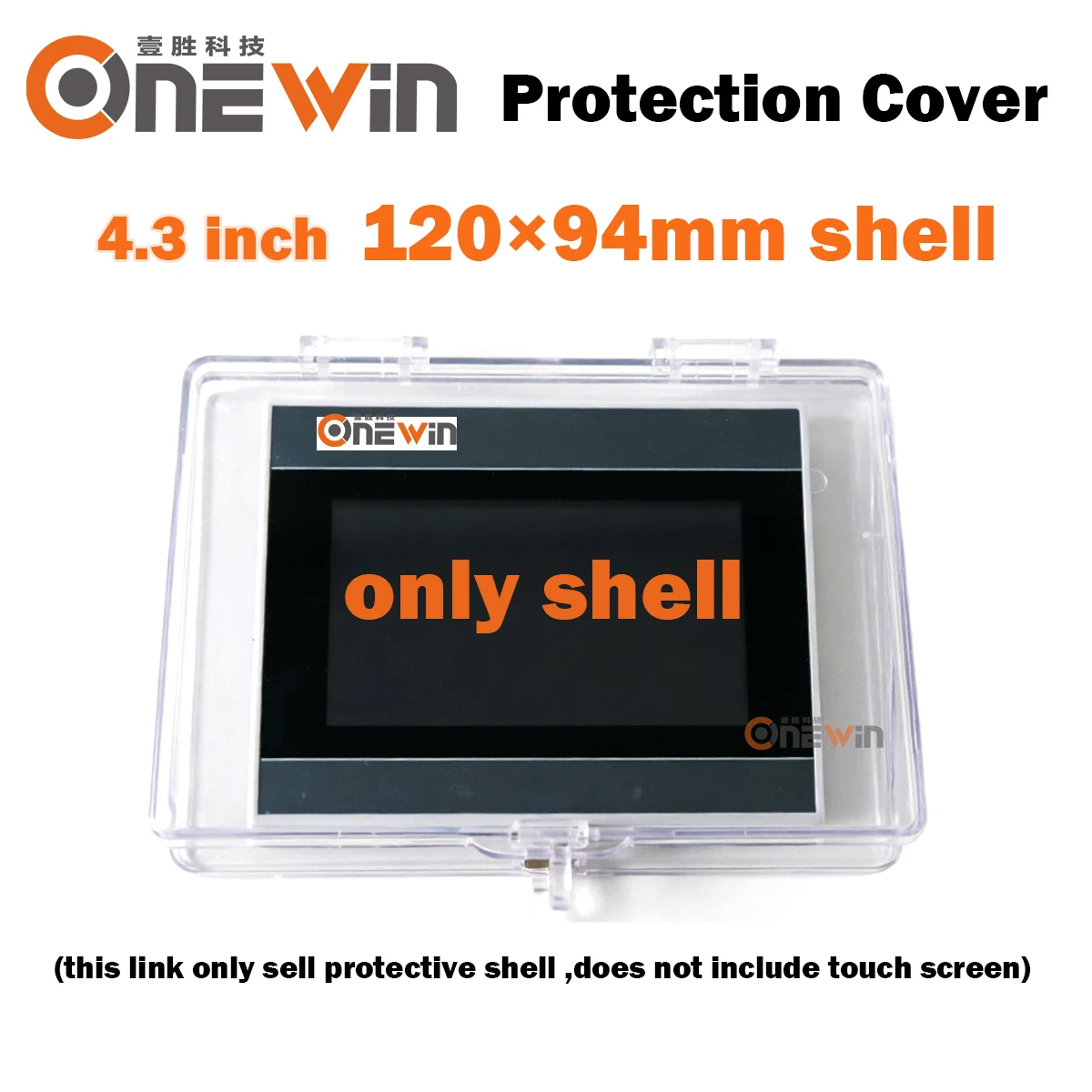 4.3 inch HMI Shell Touch Screen Protection Cover for MCGS WEINVIEW Delta Kinco Xinje Samkoon
4.3 inch HMI Shell Touch Screen Protection Cover for MCGS WEINVIEW Delta Kinco Xinje Samkoon