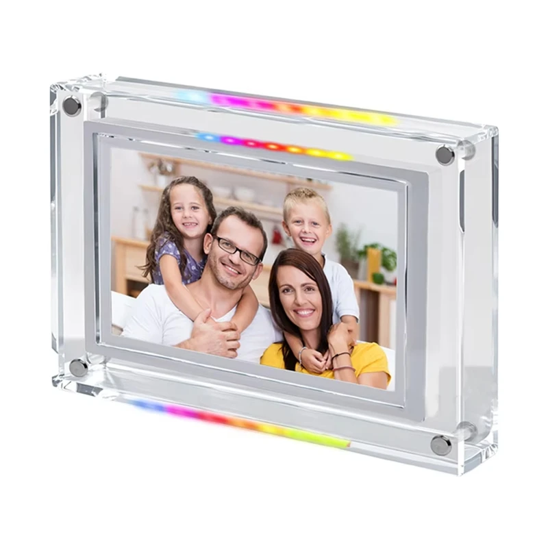 IPS Digital Picture Photo Frame With Music-Sync LED Ambient Light Auto-Rotation 4GB Video/Photo Playback US Plug
IPS Digital Picture Photo Frame With Music-Sync LED Ambient Light Auto-Rotation 4GB Video/Photo Playback US Plug