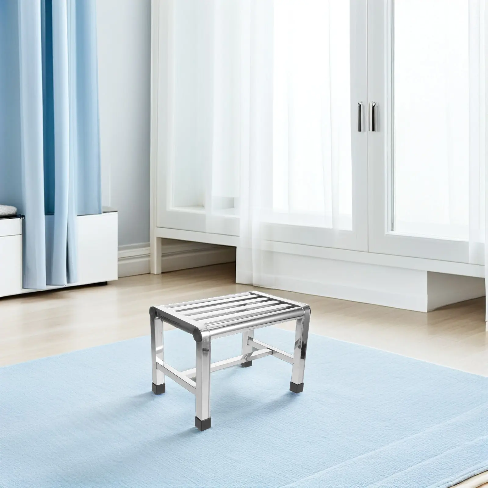 Stainless Steel Shower Stool Waterproof Small Bathroom Bench Seat for Seniors Adults Bathtub Kitchen Utility Stool Easy Clean
Stainless Steel Shower Stool Waterproof Small Bathroom Bench Seat for Seniors Adults Bathtub Kitchen Utility Stool Easy Clean
