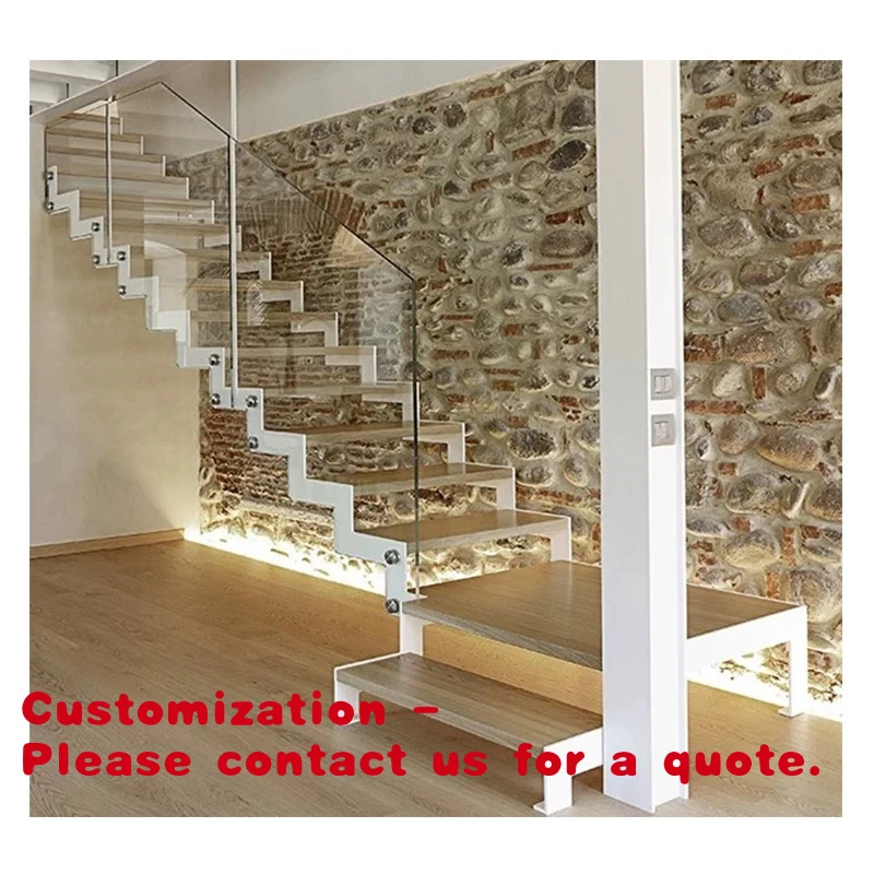 custom.China's High-End Modern Design Indoor Staircase Floating Wood Treads with Glass Railing and Iron/Metal
custom.China's High-End Modern Design Indoor Staircase Floating Wood Treads with Glass Railing and Iron/Metal