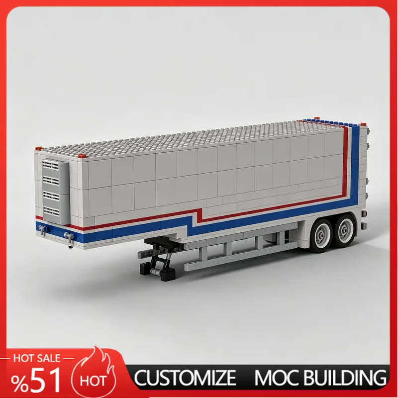 NEW 684 PCS Highway Trailer Carriage Model MOC Building Blocks Set DIY Assembly Educational Toy For funs Birthday Popular Gifts
NEW 684 PCS Highway Trailer Carriage Model MOC Building Blocks Set DIY Assembly Educational Toy For funs Birthday Popular Gifts