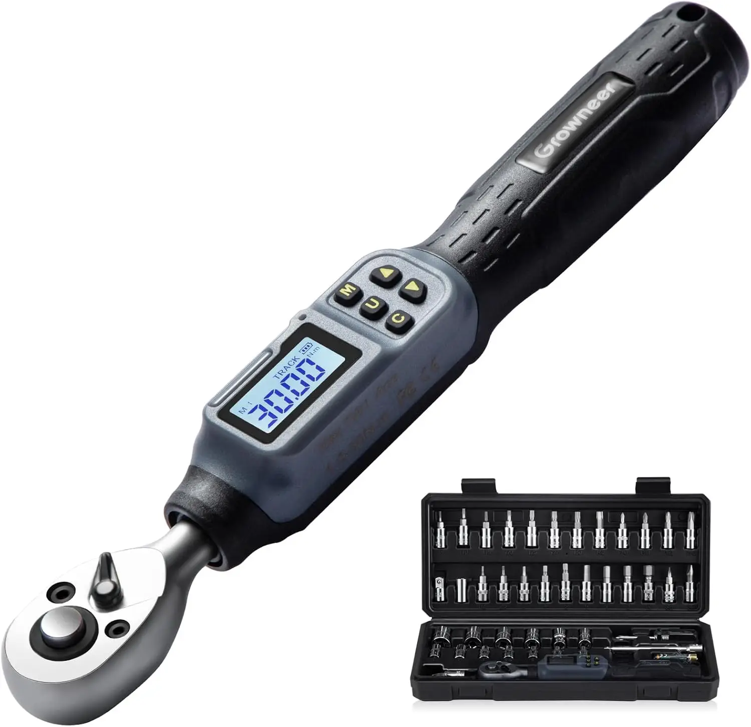 Digital Torque Wrench 1.5-30 Nm, 1/4'' Drive with Buzzer & LED for Gunsmithing Bike Motorcycle
Digital Torque Wrench 1.5-30 Nm, 1/4'' Drive with Buzzer & LED for Gunsmithing Bike Motorcycle