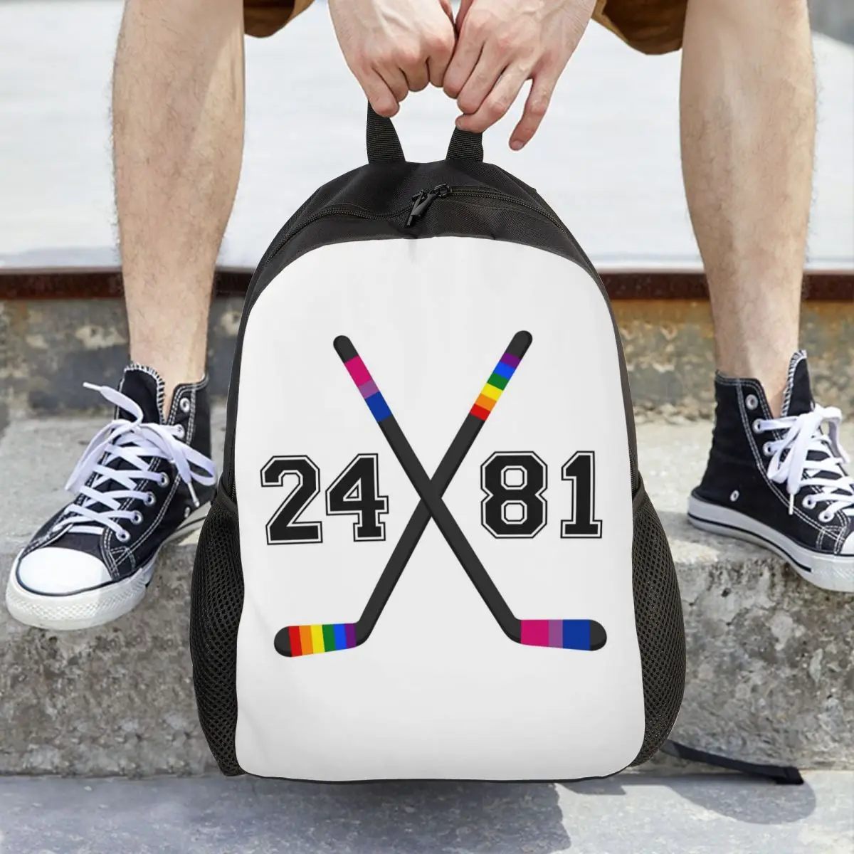 Shane Hollander Ilya Rozanov Pride Hockey Sticks Heated Rivalry Backpack Daypack Large Capacity BookBag School Bag Shoulder Bags
Shane Hollander Ilya Rozanov Pride Hockey Sticks Heated Rivalry Backpack Daypack Large Capacity BookBag School Bag Shoulder Bags
